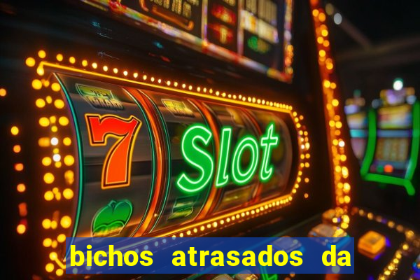 bichos atrasados da loteria federal